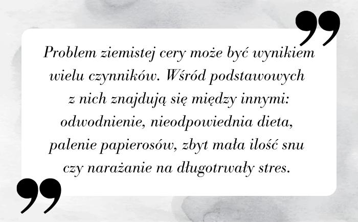 Dlaczego cera wygląda na szarą i zmęczoną?